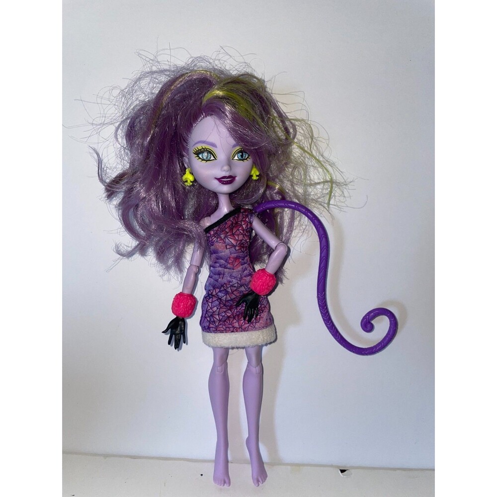 Ever After High KITTY CHESHIRE Doll - Way Too Wonderland - Redressed No Shoes